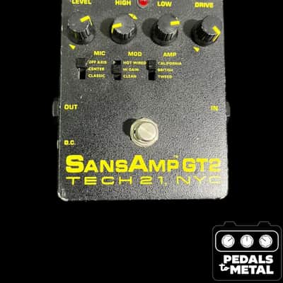 Tech 21 SansAmp GT2 1990s - Present - Black - X105