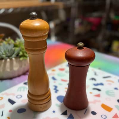 Rare. Vintage. Wicked Cool! Vic Firth Gourmet Salt Mill and Pepper Grinder image 3