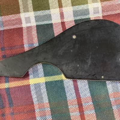 Black Bakelite Vintage 1930s Mandolin Soundhole Pickguard, A image 1