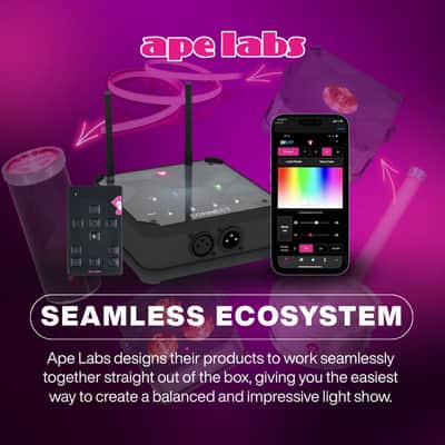 Ape Labs Coin 2+ Solo | USB, 15W RGBaW Uplight + Effect Light (ID: 8015) image 12