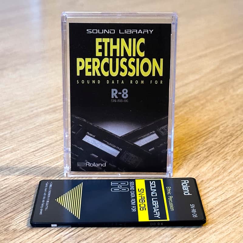 Roland R-8 / R-8m / R-8 MKII | SN-R8-06 ETHNIC PERCUSSION | Waveform ROM Voice Card | image 1