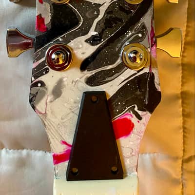 CeJota USA Custom - LP style Electric Guitar - Unique Glow in the Dark/Hydrodipped Finish image 6