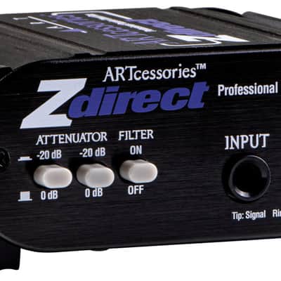 ART ZDirect Passive Direct Box DI Interface Instrument Line Speaker MINT image 2