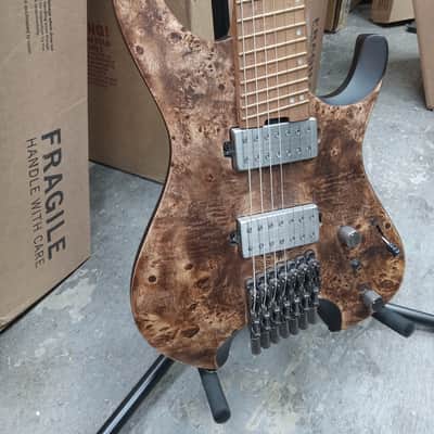 Ibanez QX527PB-ABS Quest Standard 7-String 2021 - Present - Antique Brown Stained image 1