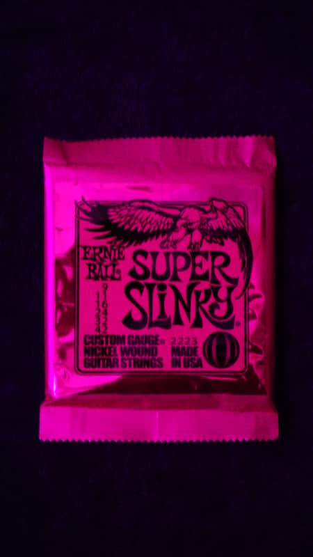 Ernie Ball 2223 Super Slinky Nickel Electric Guitar Strings (9-42) 2010s - Silver image 1
