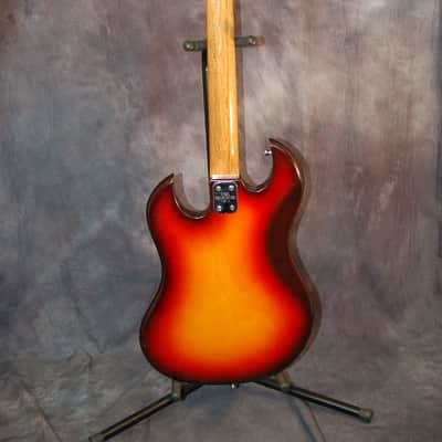 Conrad 4 Pickup Baritone Pro Setup Original Case 1966 Sunburst image 7
