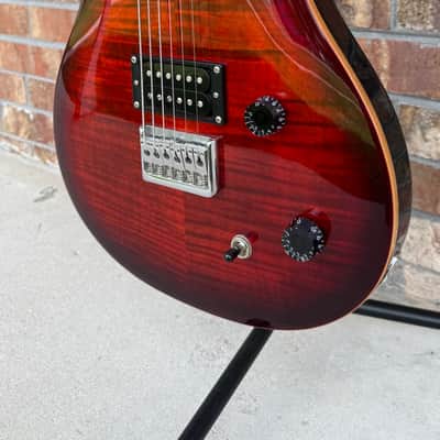 PRS SE 277 Baritone 2018 - Fire Red Burst- Dlx PRS gig bag, locking tuners image 3