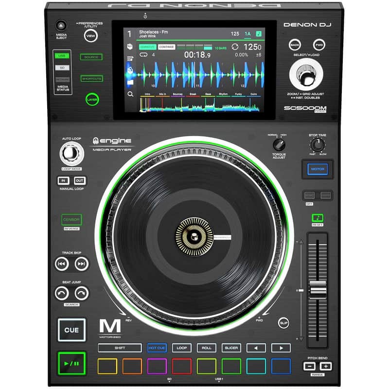 Denon SC5000M Prime Professional Motorized DJ Media Player image 1