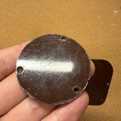 Gibson Vintage 1950's Les Paul Back Control Plates  1953 - Brown- fits 1954 1955 1956 1957 image 4