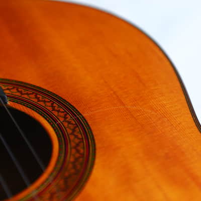 Felix Manzanero flamenco guitar 1965- wonderful oldworld flamenco guitar - great sound and feel - check Video! image 15