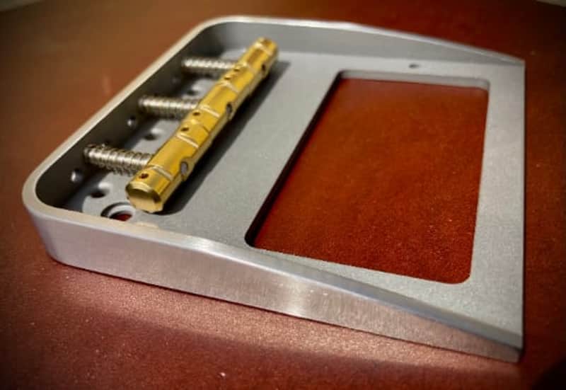 Van Dyke-Harms Telecaster Humbucker-Hybrid Bridge and Compensated Saddle Set 2023 - Stainless Steel image 1