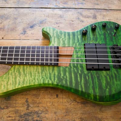 BNJ Guitars Vanguard 5S2 2024 - Green image 4