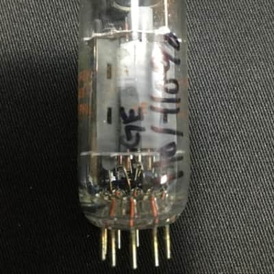 GE 12BH7A Short Plate Amp AUDIO VACUUM TUBE TESTED STRONG VINTAGE 9.5084-C image 2