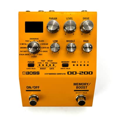 Boss OD-200 Hybrid Drive Distortion Effects Pedal image 4