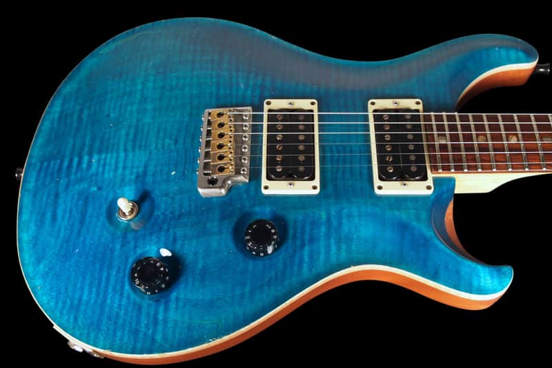 2002 Paul Reed Smith PRS CE-24 Flame Top CE24 ~ Blue Matteo ~ Great player with no issues! image 1