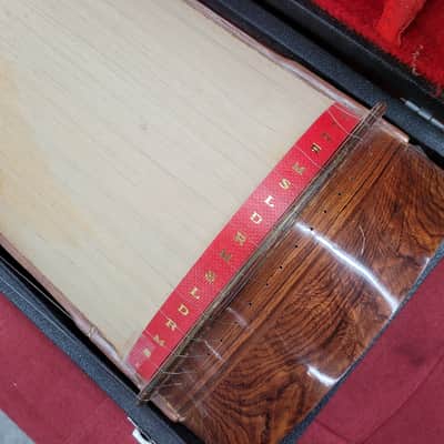 Vietnamese zither đàn tranh with Case - Wooden image 2