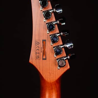 Ibanez AZ24S1F Flame Top Electric, Transparent Turquiose Burst image 10