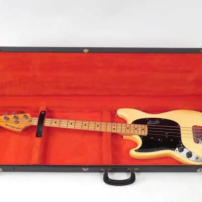 1979 Fender Mustang Bas Olympic White Lefty Left Handed image 1