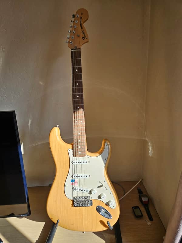 Never Played 2006 Fender American Vintage ‘70s Stratocaster Natural Ash & G&G Hard Case image 1