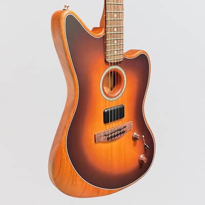 Fender Acoustasonic Player Jazzmaster Acoustic-Electric Guitar - 2-Color Sunburst image 2