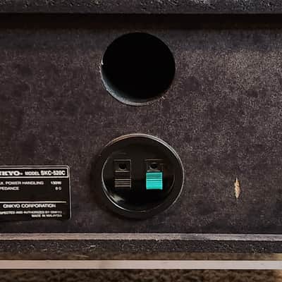 Onkyo Onkyo SKC-520C 2-way bass-reflex center channel home theater speaker 90s - Black image 5