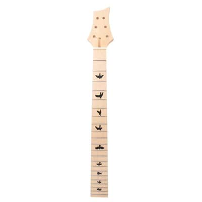 Maple Wood Electric Guitar Neck, 22 Frets Maple Fingerboard Doves image 1