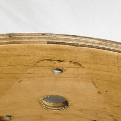 Ludwig 16" X 22" 81-83 6 Ply Maple White Cortex Bass Drum Shell B/O Badge #3084418 - LBDS-701-22-WC image 17