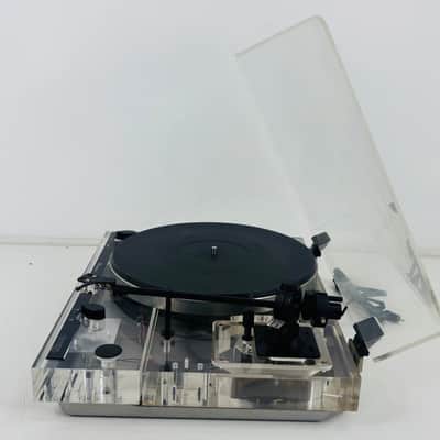 Thorens Phantasie – Rare Transparent Acrylic Turntable – TD 320 Platform, TP 16 Tonearm, Expert/Nagaoka JT322 "Quadra" Cartridge image 9