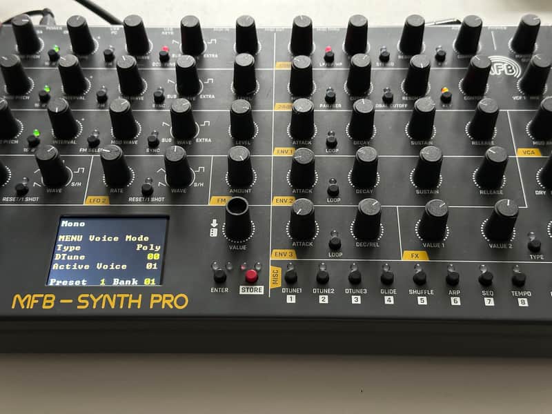 MFB SYNTH PRO Rare Polyphonic Analog Synthesizer Synthie vintage korg roland sequential oberheim udo modular image 1