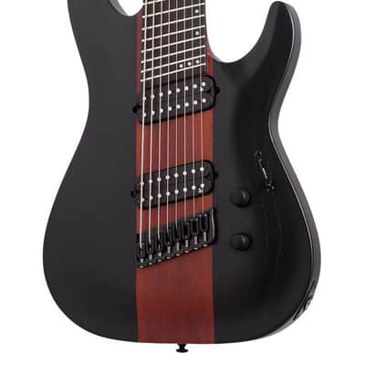 Schecter C-8 Multiscale Rob Scallon - Satin Dark Roast (903) image 2