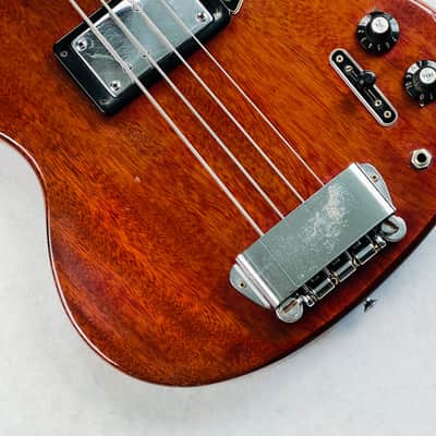Gibson EB-4L Long Scale 4-String Bass Guitar 1973 - Cherry image 4