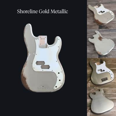 Made to Order - FRANCHIN Jupiter bass body Relic Aged 100% Nitro Lacquer (Sunburst/ Black/ White/ Blue/ Green/ Yellow/ Red/ Pink/ Burgundy/ Purple/ Gold/ Silver, etc.) Basswood Poplar Precision-Bass Style Made in Italy image 18