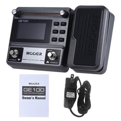 MOOER GE100 Multi-Effects Pedal 180s Loop Recording 23 Distortion 40 Drum image 2