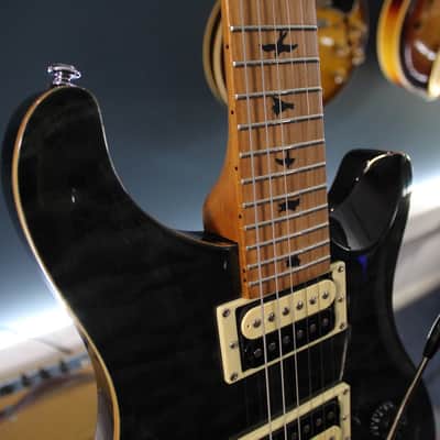 PRS SE Custom 24 with Roasted Maple Fretboard 2019 - Charcoal Burst image 9