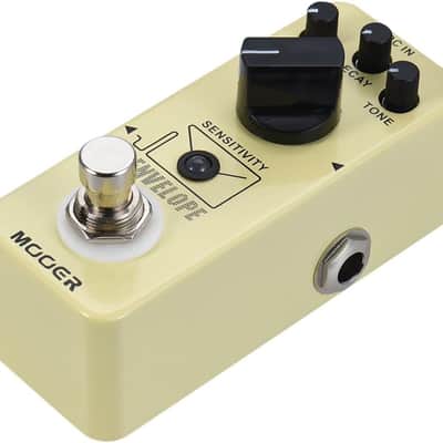 Mooer MAW2 Envelope Analogue Wah Pedal, Cream White image 2