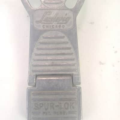 Ludwig Atlas Hi-Hat Cymbal Stand Chrome Spur-Lok Direct-Pull Block Logo 60s#1123 image 3