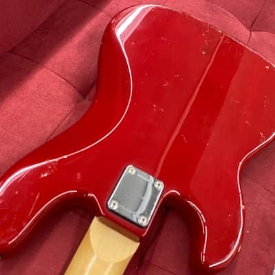 Squier by Fender 50th Anniversary P-Bass 1996 - Torino Red image 15