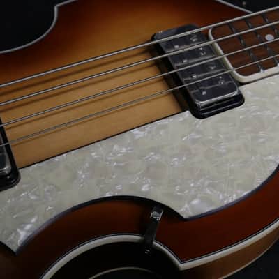 B STOCK Hofner HCT-500/1-SB Contemporary Series VIOLIN Beatle Bass Brown Sunburst Vintage Look.. image 6