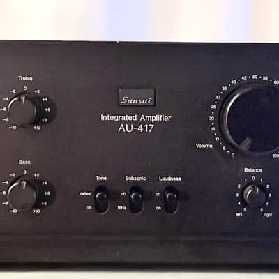 πΆβ¨ Sansui AU-417 Integrated Amplifier β 120V U.S. Unit, Serviced, Cleaned, Tested image 2