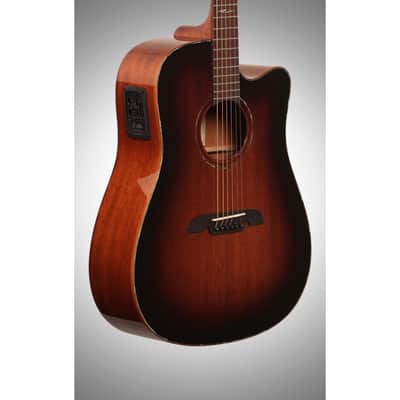 Alvarez MDA66CESHB Masterworks Dreadnought Acoustic-Electric Guitar, Sunburst, Open Box (Very Good) image 5