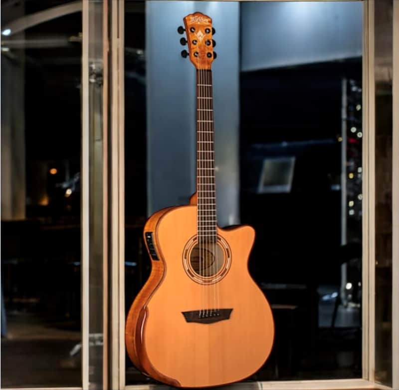 Washburn WCG66SCE Comfort Series Grand Auditorium with Electronics image 1
