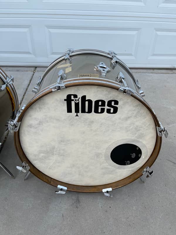 Fibes Bass Drum 22x14 Early 70s - Brass image 1
