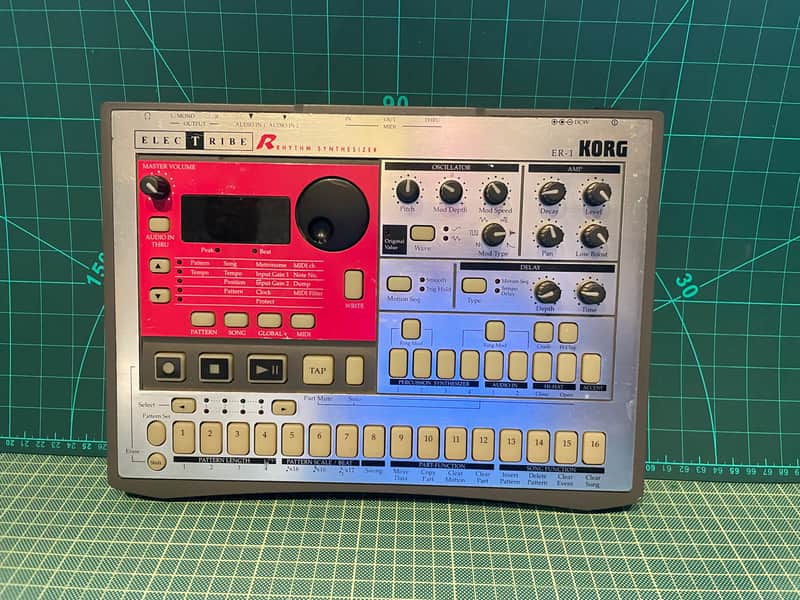 Korg Electribe-R ER-1 Rhythm Synthesizer 2000s - Silver image 1