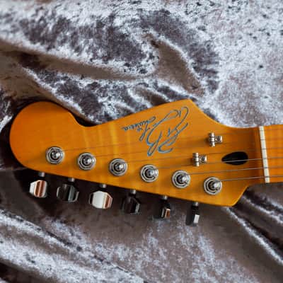 GB Liuteria Traditional Strato denim sky blue relic image 20
