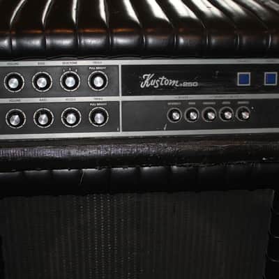 Kustom K250-2 Guitar Amplifier with Speaker Cabinet image 3