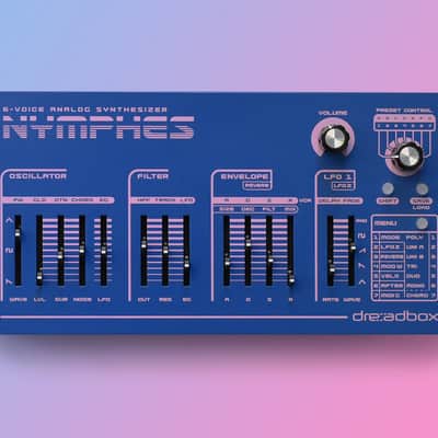 Dreadbox Nymphes Six Voice Analogue Synthesizer image 1