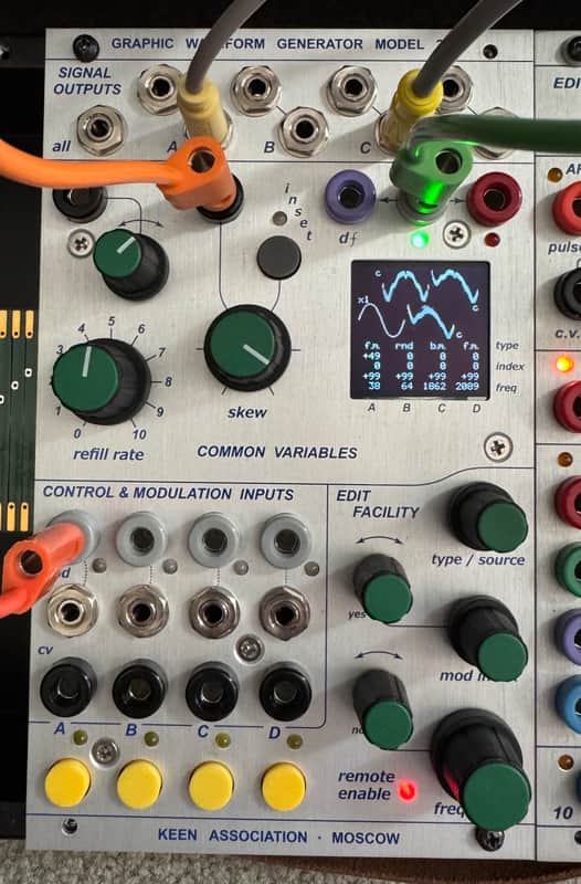 Keen Association Buchla 200e Format Graphic Waveform Generator Model 269e 2024 image 1