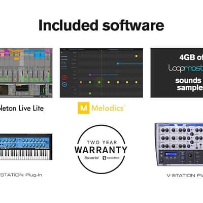 Novation Launchkey 25 MKII MIDI Keyboard Controller 2015 - 2020 - Black image 4