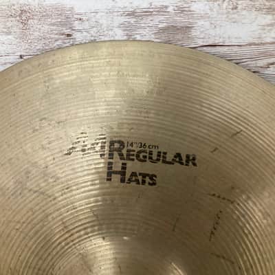 Used Sabian 14" AA Regular Hi-Hat Cymbals (Pair) image 2