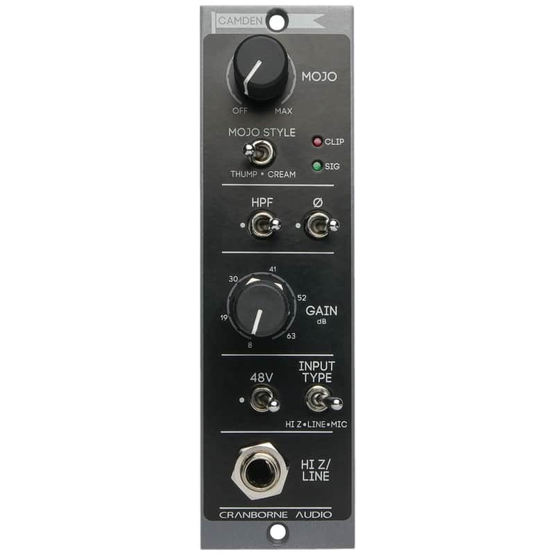 Cranborne Audio Camden 500 Series Microphone Preamp 2020 - Present - Black image 1